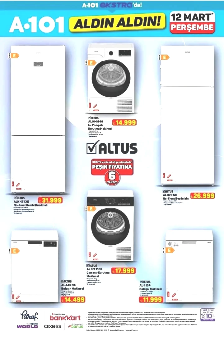 A101 12 Mart Online "Aldın Aldın" Kataloğu! Mobilyadan teknolojiye internete özel dev kampanya! - Sayfa 2
