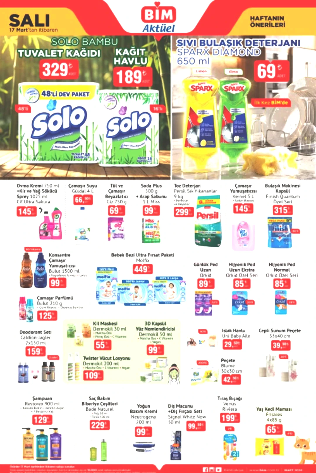 17 Mart 2026 BİM Aktüel haftanın önerileri kataloğu yayınlandı!  3