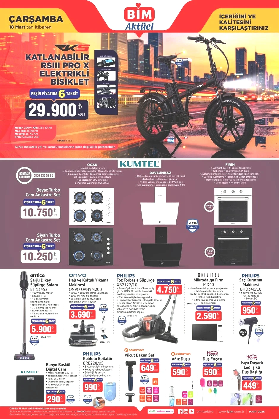 BİM AKTÜEL 18 MART 2026 KATALOĞU
