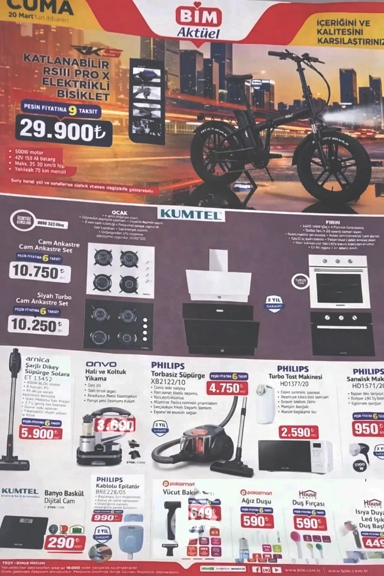 Yeni BİM 13-20 Mart aktüel ürünler kataloğu 2026! Termos çeşitleri, kamp sandalyesi, süpürge, mikrodalga ve duş fırçası geliyor.