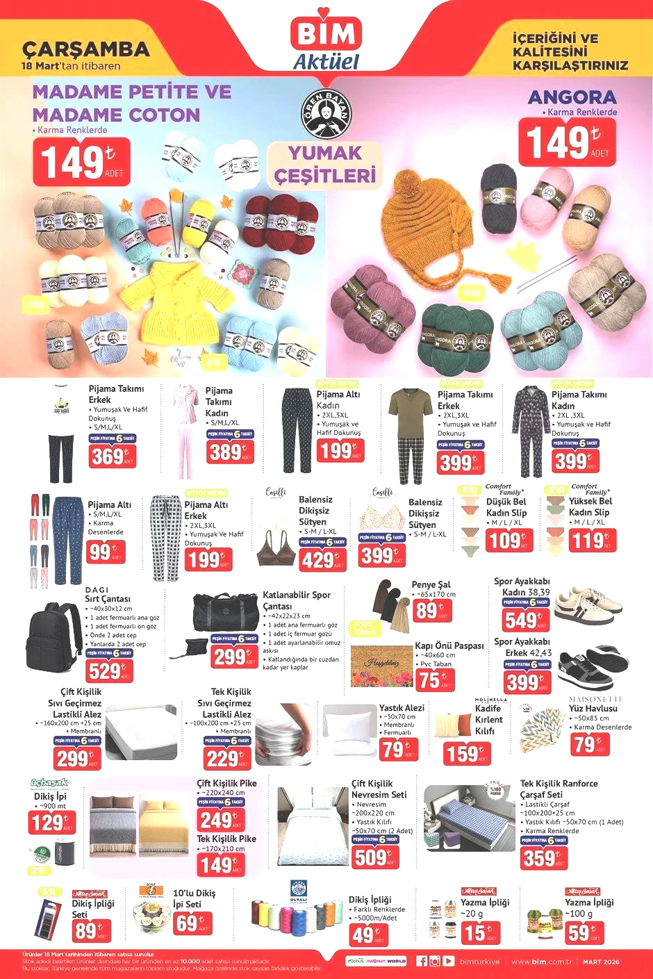 18 MART BİM AKTÜEL İNDİRİMLERİ 18 MART BİM AKTÜEL İNDİRİMLERİ