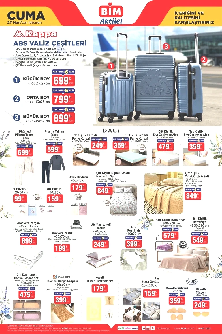 BİM Cuma İndirim Kataloğunu Yayımladı! İşte BİM 27 Mart 2026 BİM Aktüel Kataloğu... resim: 3