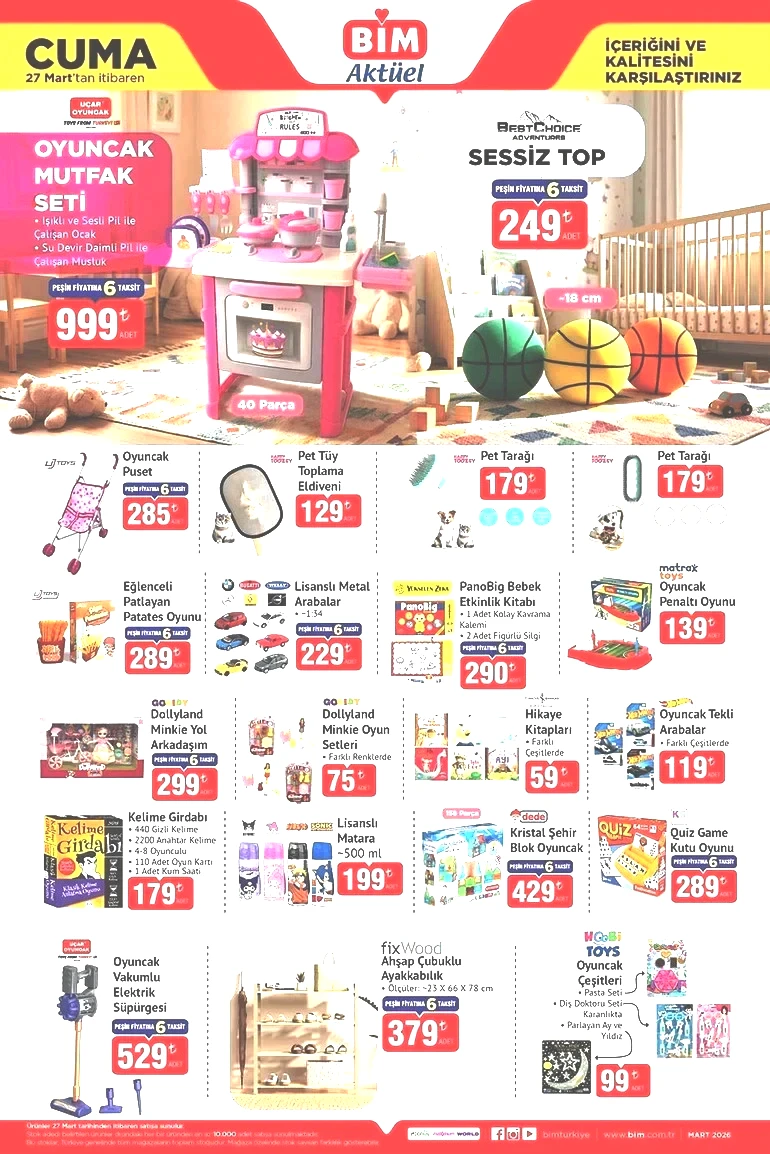 BİM Cuma İndirim Kataloğunu Yayımladı! İşte BİM 27 Mart 2026 BİM Aktüel Kataloğu... resim: 5